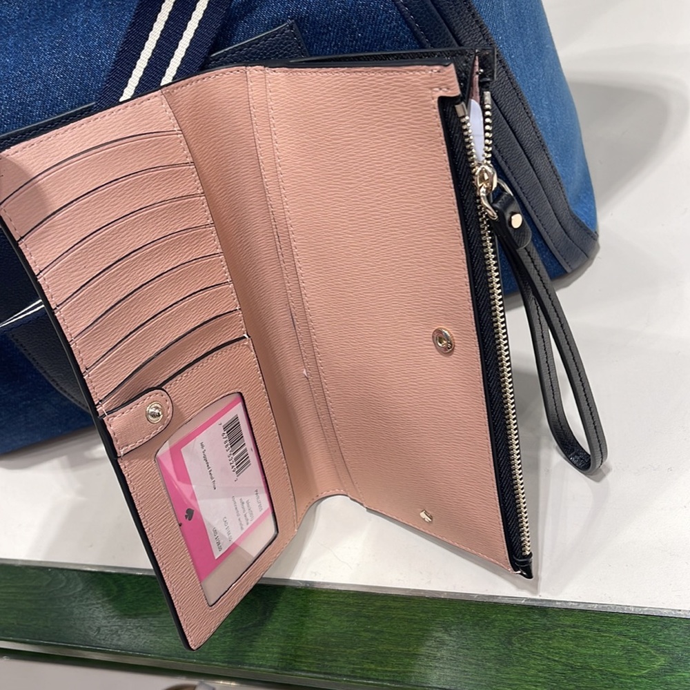Kate Spade Spencer Continental Wristlet
Black
NWT - Picture 5 of 16